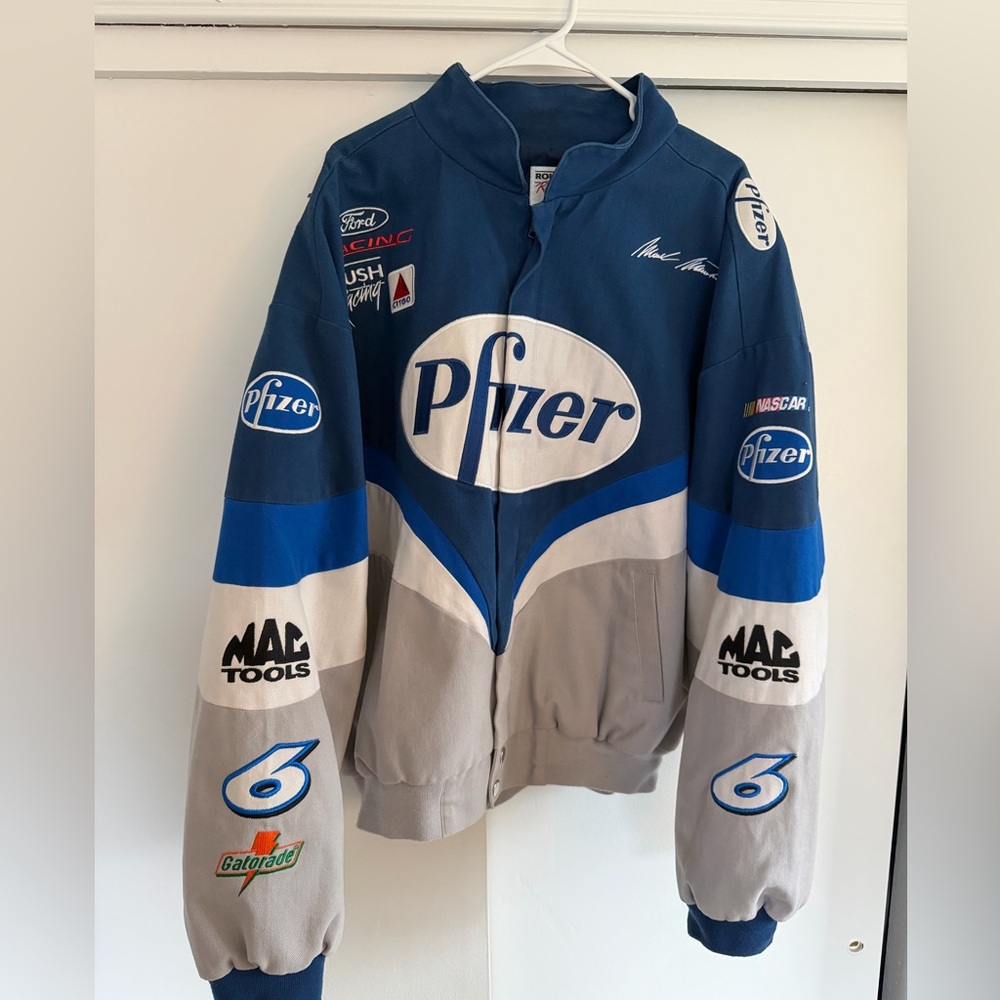 Vintage NASCAR Pfizer Racing Jacket (early 2000s)